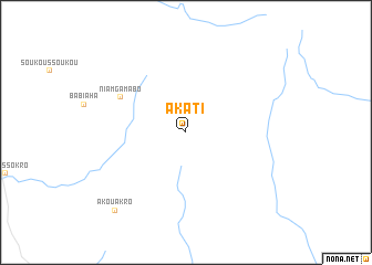 map of Akati