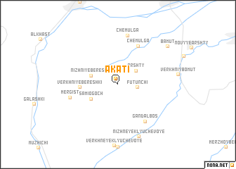 map of Akati