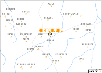 map of Akatongore