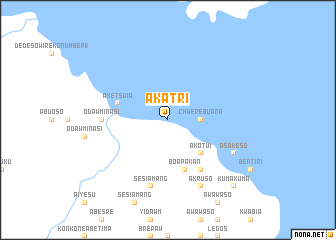 map of Akatri