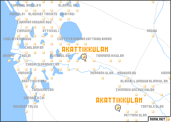 map of Akattikkulam