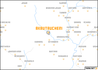 map of Akautaucheri