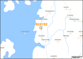 map of Akayao