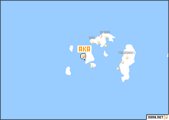 map of Aka