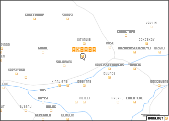 map of Akbaba