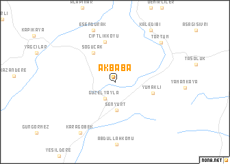 map of Akbaba