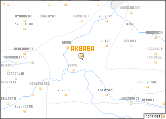 map of Akbaba