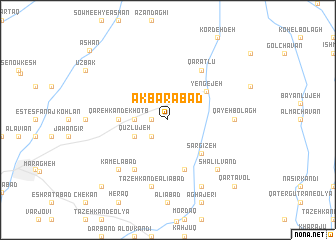 map of Akbarābād