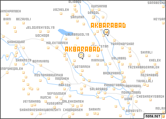 map of Akbarābād