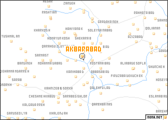 map of Akbarābād