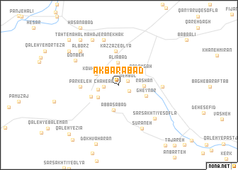 map of Akbarābād