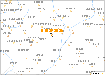 map of Akbarābād