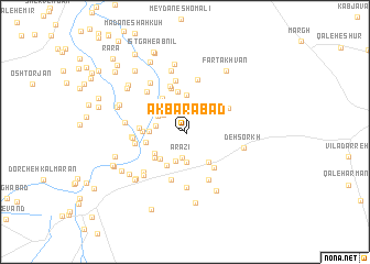 map of Akbarābād