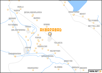 map of Akbarābād