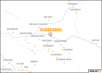 map of Akbarābād