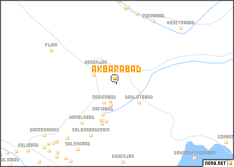 map of Akbarābād