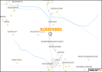 map of Akbarābād