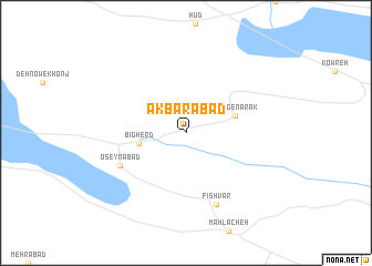 map of Akbarābād