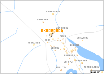map of Akbarābād