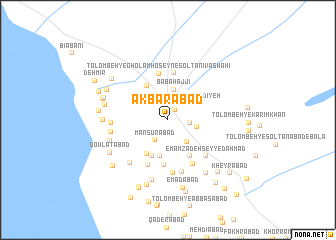 map of Akbarābād