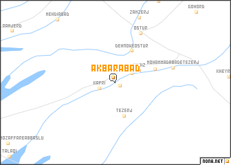 map of Akbarābād