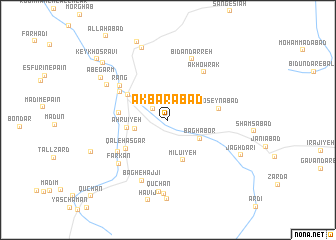 map of Akbarābād