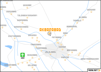 map of Akbarābād