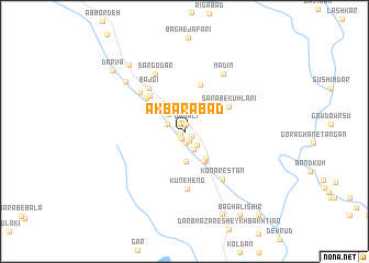 map of Akbarābād