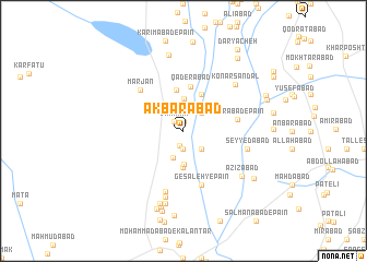 map of Akbarābād