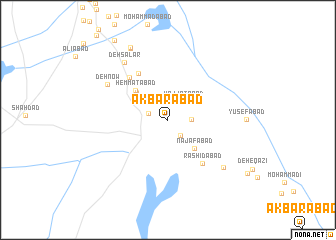 map of Akbarābād