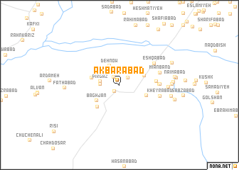 map of Akbarābād