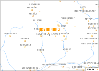 map of Akbarābād