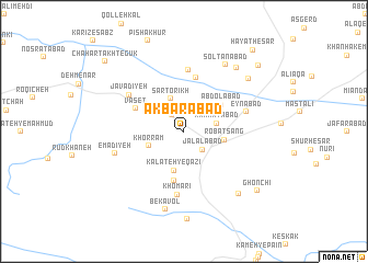 map of Akbarābād