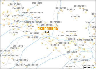 map of Akbarābād