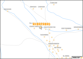 map of Akbarābād