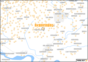 map of Akbarābād