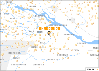 map of Akbarpūra