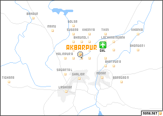 map of Akbarpur