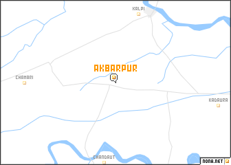 map of Akbarpur