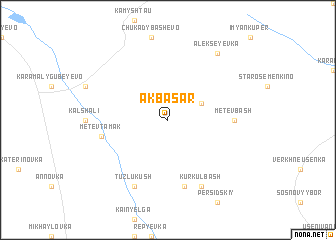 map of Akbasar