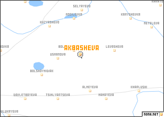 map of Akbasheva