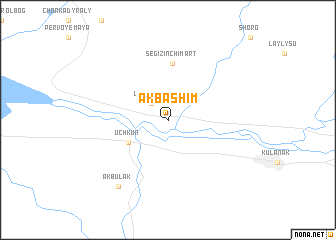 map of Akbashim