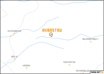 map of Akbastau