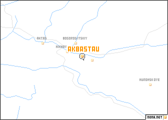 map of Akbastau