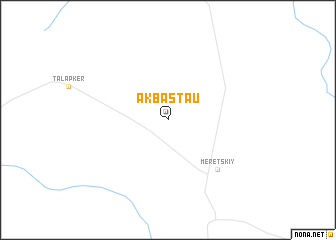 map of Akbastau