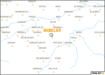 map of Akbelen