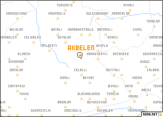 map of Akbelen