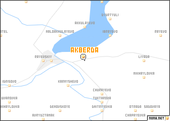 map of Akberda