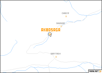 map of Akbosaga