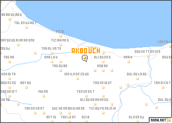 map of Akbouch